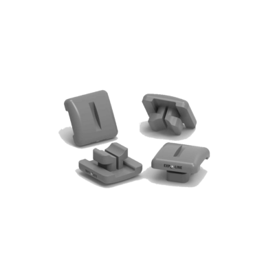 Nethaken | Platte vierkante | per set van 50 stuks